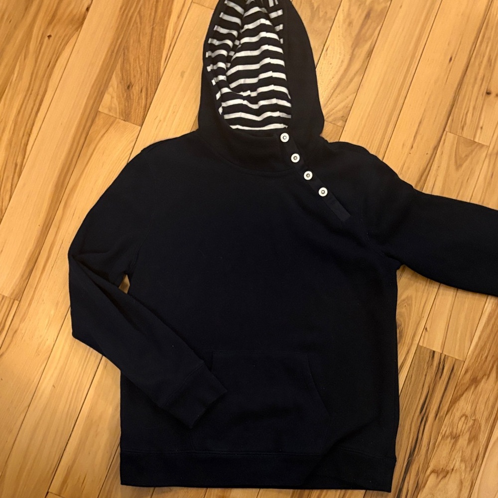 Navy Blue Hooded Women’s Shirt